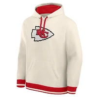 Men's Fanatics Tan Kansas City Chiefs Heavyweight Fleece Pullover Hoodie
