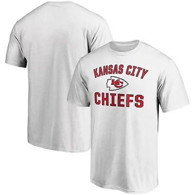 Men's Fanatics White Kansas City Chiefs Victory Arch T-Shirt