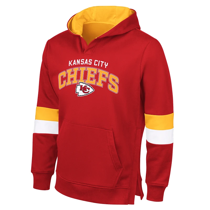 Sweat à capuche adaptatif G-III Sports by Carl Banks pour homme rouge/or Kansas City Chiefs