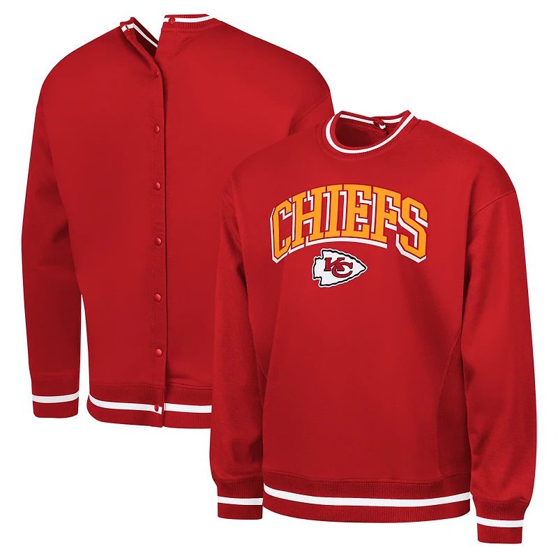 Sweat-shirt en polaire adaptatif G-III Sports by Carl Banks pour homme, rouge, Kansas City Chiefs