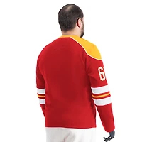Sweat-shirt ras du cou adaptatif Lord Stanley rouge G-III Sports by Carl Banks pour homme des Kansas City Chiefs