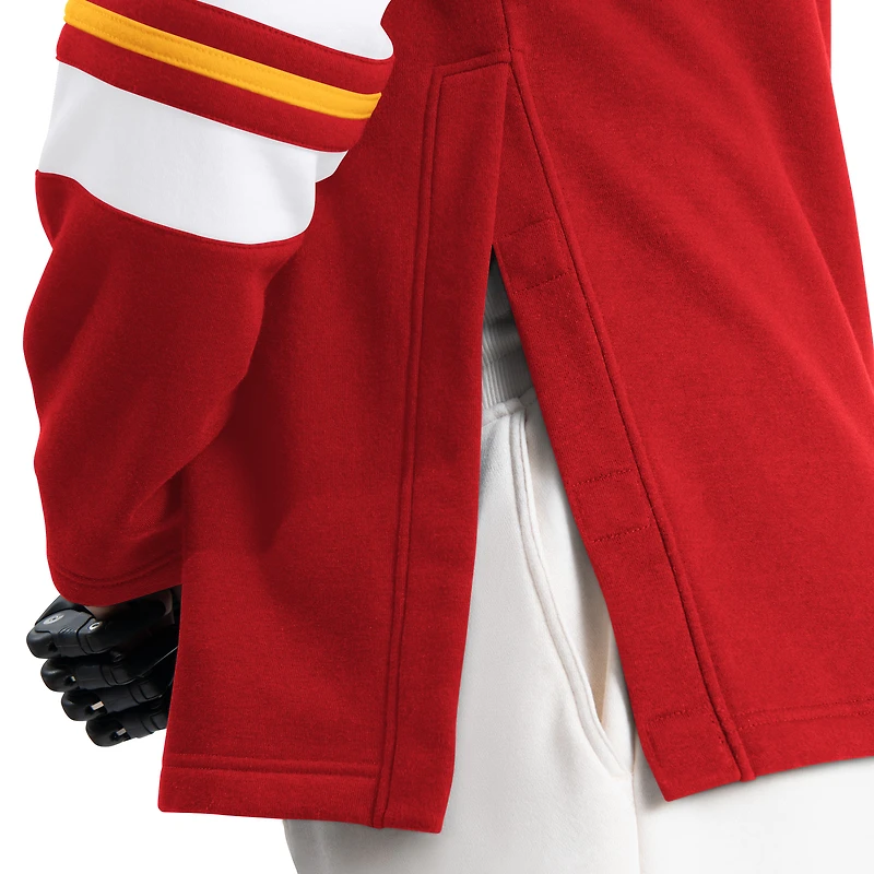 Sweat-shirt ras du cou adaptatif Lord Stanley rouge G-III Sports by Carl Banks pour homme des Kansas City Chiefs