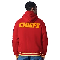 Men's G-III Sports by Carl Banks  Red Kansas City Chiefs Power Forward Commemorative Full-Zip Hooded Jacket