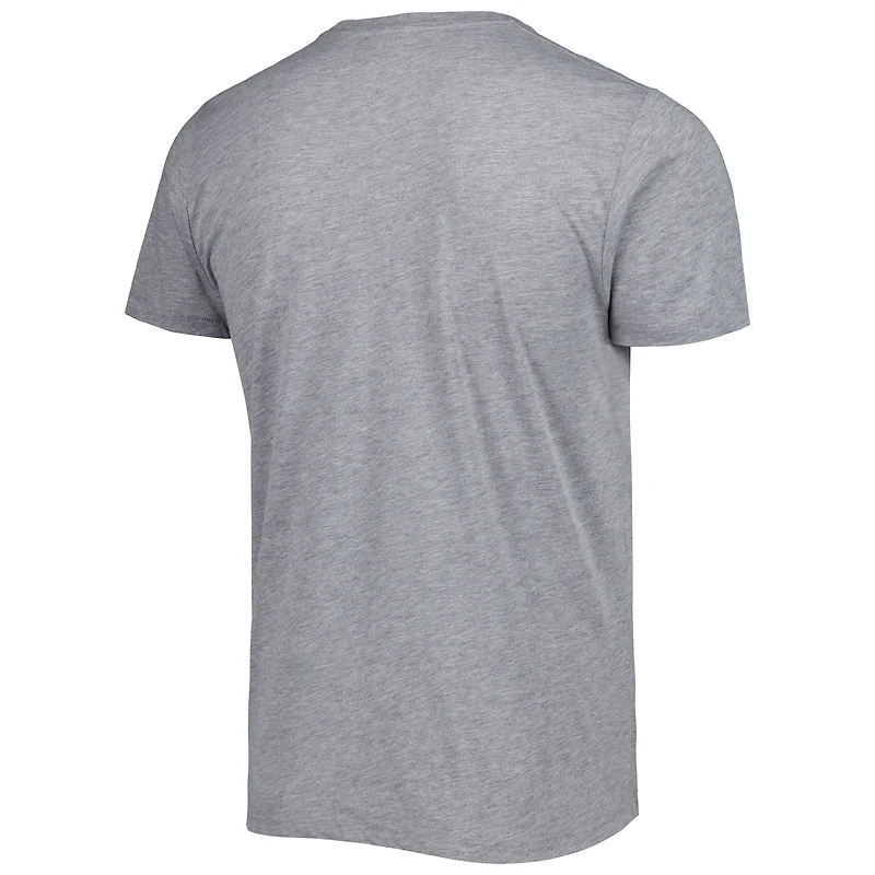 T-shirt triple mélange Homage Grey Kansas City Chiefs Stadium pour homme