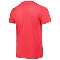 Men's Homage Patrick Mahomes Heathered Heather Red Kansas City Chiefs NFL Blitz Player Tri-Blend T-Shirt