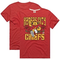 Men's Homage  Red Kansas City Chiefs NFL x Grateful Dead Tri-Blend T-Shirt