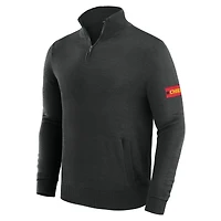 Pull zippé à quart de tour pour homme J. Palmer Black Kansas City Chiefs