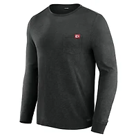 Men's J. Palmer Black Kansas City Chiefs In-The-Pocket Long Sleeve T-Shirt