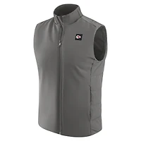 Gilet zippé pour homme J. Palmer Graphite Front Office des Chiefs de Kansas City
