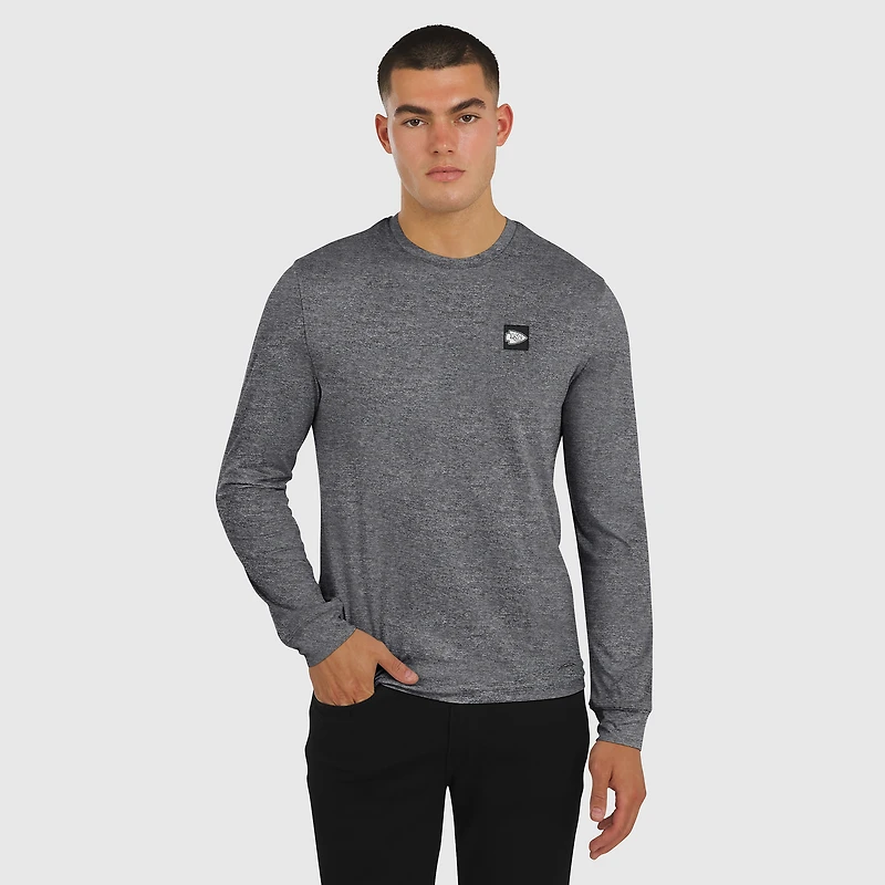 T-shirt à manches longues noir J. Palmer pour homme, motif Kansas City Chiefs, quatre points