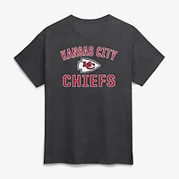 T-shirt homme rouge Kansas City Chiefs en coton avec logo et arche de la victoire