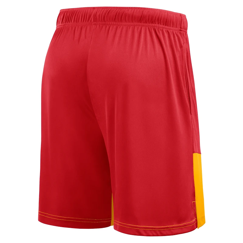 Short rouge athlétique avec logo pour homme des Kansas City Chiefs, le meilleur meilleurs