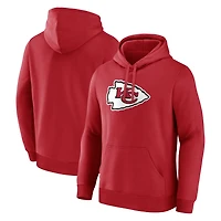 Men's Logo Athletic Red Kansas City Chiefs Primary Hoodie