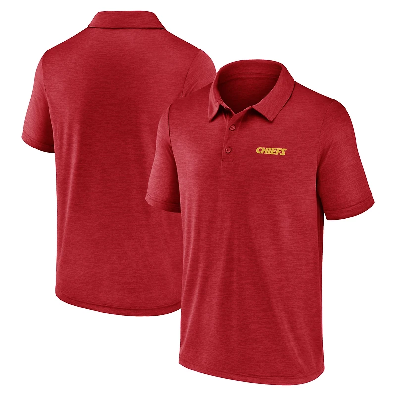 Polo rouge athlétique à logo pour homme des Kansas City Chiefs Unstoppable