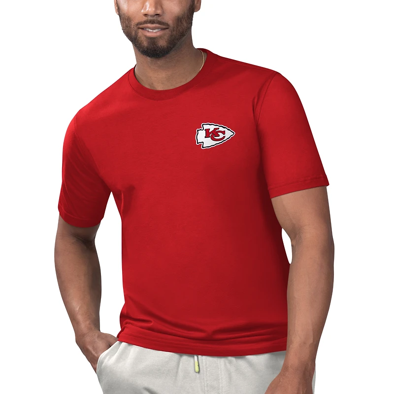 T-shirt licence to Chill des Chiefs de Kansas City rouge Margaritaville pour hommes