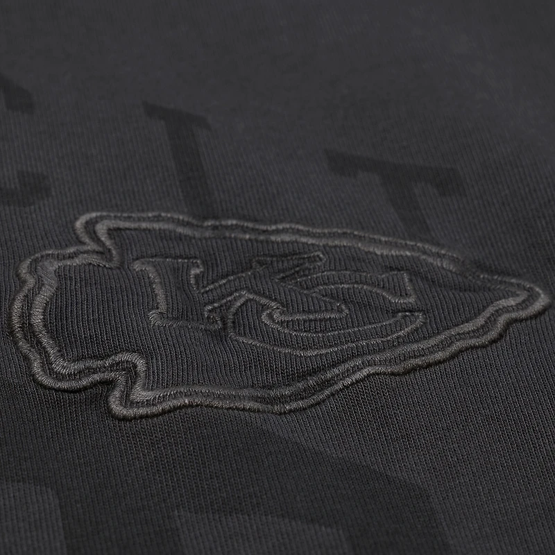 T-shirt noir premium pour homme Mitchell & Ness, collection Kansas City Chiefs Downtown