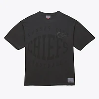 T-shirt noir premium pour homme Mitchell & Ness, collection Kansas City Chiefs Downtown