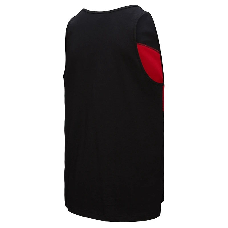 Débardeur rétro colorblock noir Mitchell & Ness pour homme, Kansas City Chiefs