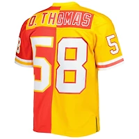 Maillot réplique Mitchell & Ness Derrick Thomas rouge/or des Kansas City Chiefs de 1994, édition limitée Legacy, pour homme.