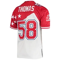 Maillot authentique Mitchell & Ness Derrick Thomas blanc/rouge AFC 1995 Pro Bowl pour hommes