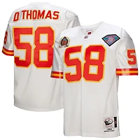 Maillot de joueur retraité authentique Mitchell & Ness Derrick Thomas White Kansas City Chiefs 1994 pour homme