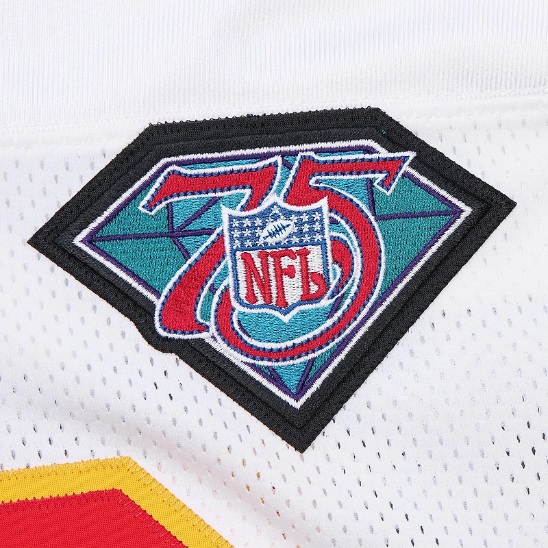 Maillot de joueur retraité authentique Mitchell & Ness Derrick Thomas White Kansas City Chiefs 1994 pour homme
