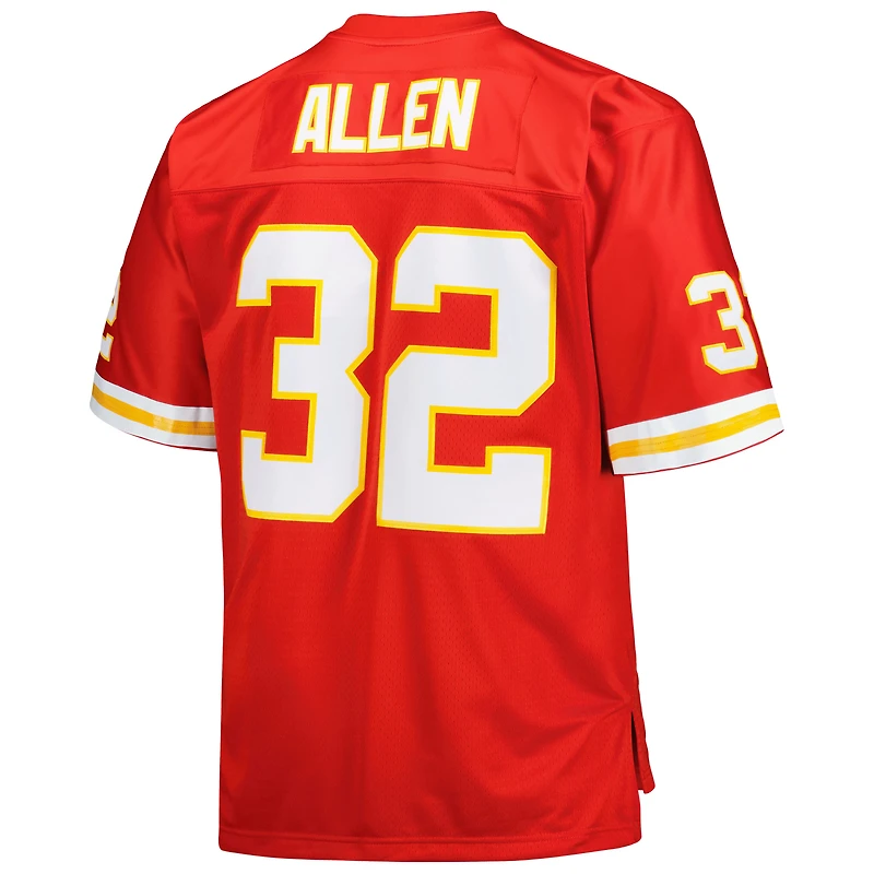 Maillot de réplique joueur retraité Mitchell & Ness Marcus Allen rouge des Chiefs Kansas City Big Tall 1994 pour hommes