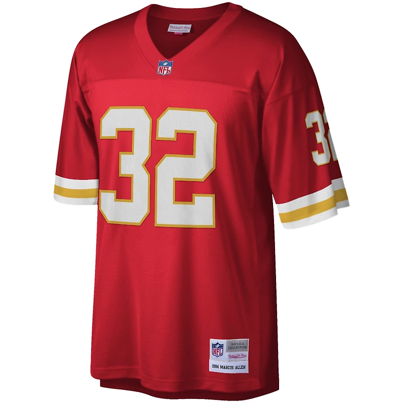 Maillot réplique Mitchell & Ness Marcus Allen rouge des Chiefs de Kansas City pour hommes