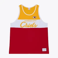 Men's Mitchell & Ness  Red/Gold Kansas City Chiefs Head Coach Tank Top