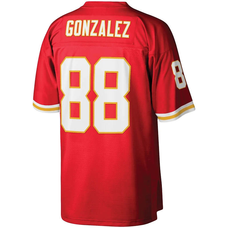 Maillot réplique Mitchell & Ness Tony Gonzalez rouge Kansas City Chiefs Legacy pour hommes
