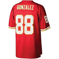 Maillot réplique Mitchell & Ness Tony Gonzalez rouge Kansas City Chiefs Legacy pour hommes