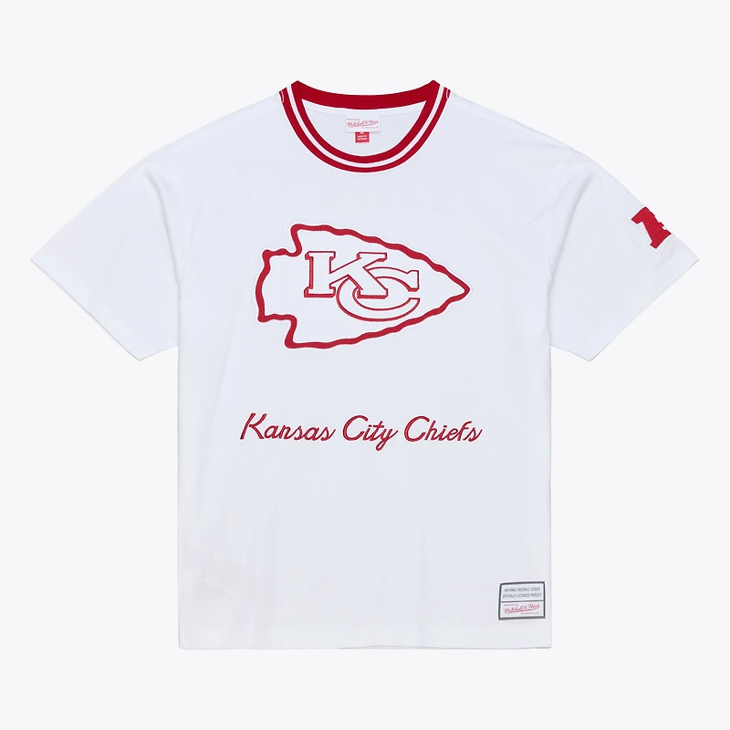 T-shirt Mitchell & Ness blanc Kansas City Chiefs Arctic pour homme