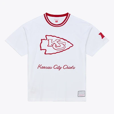 T-shirt Mitchell & Ness blanc Kansas City Chiefs Arctic pour homme