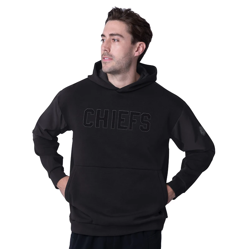 Men's MSX by Michael Strahan Black Kansas City Chiefs Resolution Pullover Hoodie