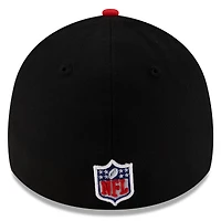Casquette New Era 39THIRTY Flex noire/rouge pour homme des Kansas City Chiefs, draft NFL 2025