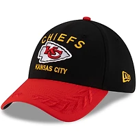 Men's New Era Black/Red Kansas City Chiefs 2025 NFL Draft 39THIRTY Flex Hat