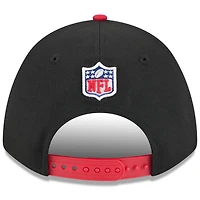 Casquette ajustable New Era 9FORTY M-Crown A-Frame noire/rouge pour homme, Kansas City Chiefs, draft NFL 2025