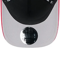 Casquette ajustable New Era 9FORTY M-Crown A-Frame noire/rouge pour homme, Kansas City Chiefs, draft NFL 2025