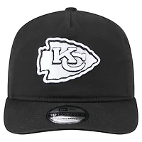 Casquette ajustable New Era 19TWENTY noire/blanche pour homme des Kansas City Chiefs