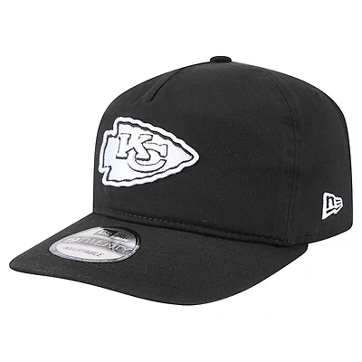 Casquette ajustable New Era 19TWENTY noire/blanche pour homme des Kansas City Chiefs