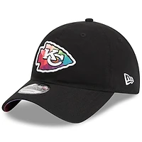 Men's New Era  Black Kansas City Chiefs 2023 NFL Crucial Catch 9TWENTY Adjustable Hat