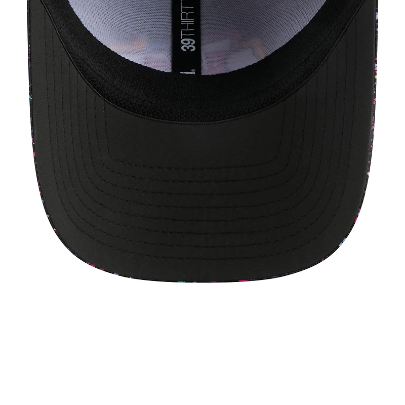 Men's New Era Black Kansas City Chiefs 2025 NFL Crucial Catch 39THIRTY Flex Hat