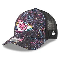 Casquette ajustable 9FORTY NFL Crucial Catch 2025 des Chiefs de Kansas City de New Era pour homme, noire