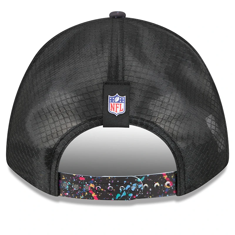 Casquette ajustable 9FORTY NFL Crucial Catch 2025 des Chiefs de Kansas City de New Era pour homme, noire