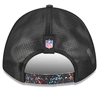 Casquette ajustable 9FORTY NFL Crucial Catch 2025 des Chiefs de Kansas City de New Era pour homme, noire