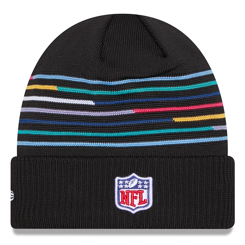 Bonnet à revers NFL Crucial Catch 2025 des Chiefs de Kansas City de New Era pour homme, noir