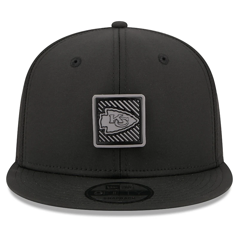 Men's New Era Black Kansas City Chiefs 2026 NFL Training Camp 9FIFTY Adjustable Hat