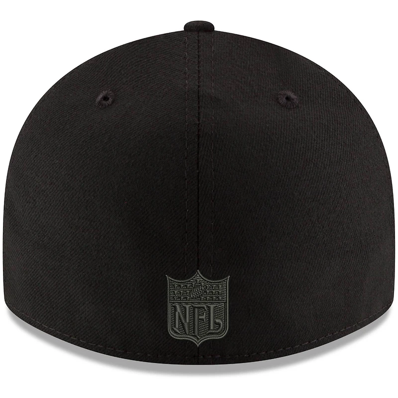 Casquette ajustée 59FIFTY II New Era Kansas City Chiefs pour homme, noir sur