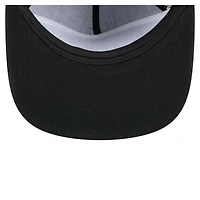 Casquette de golf à visière snapback Kansas City Chiefs B-Dub noire New Era pour homme