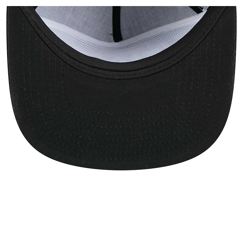 Men's New Era Black Kansas City Chiefs B-Dub Golfer Snapback Hat